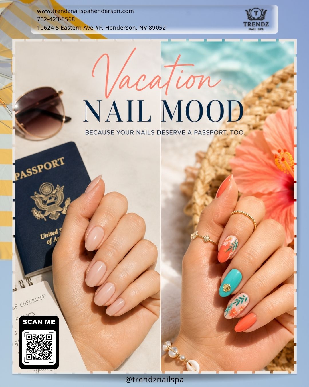 Summer Nail Ideas - Best travel nail style - Nail on vacation 2026